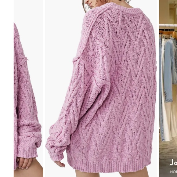 Free People Sweaters - Nwot Free People Isla Cable Stitch Tunic Sweater sz M #ZZ